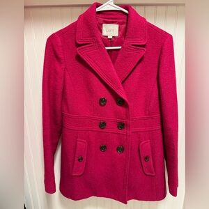 Ann Taylor Loft coat in PINK! Like new condition! 🩷